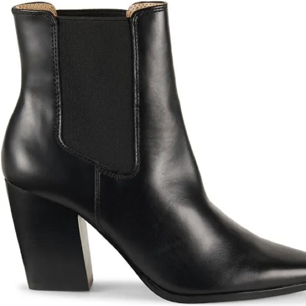 Saks Fifth Avenue Women's Sloane Point Toe Leather Ankle Boots